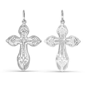 с080117 Крест (Ag 925)