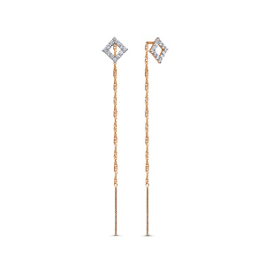 141027 Серьги (Au 585)