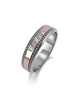 СЕ-39-5ф/бк Кольцо (Au 585)