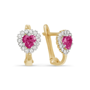 121082/ф Серьги (Au 585)