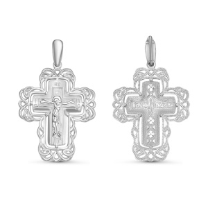 с080472 Крест (Ag 925)