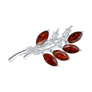 92040010 Брошь (Ag 925)