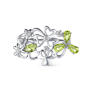 700111-115-0019 Брошь (Ag 925)