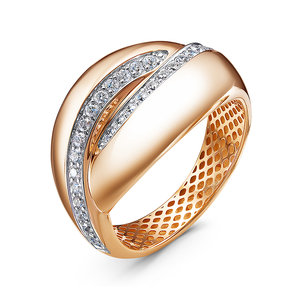 ДФ111020Р Кольцо (Au 585)