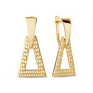 021192-1000 Серьги (Au 585)