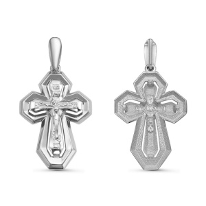 с080617 Крест (Ag 925)