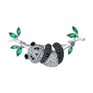 94040345 Брошь (Ag 925)