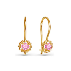 125040 Серьги (Au 585)