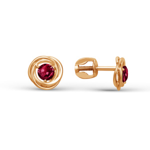 000682-1350 Серьги (Au 585)