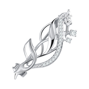 60-72-0001-12775 Брошь (Ag 925)