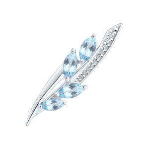 94-340-00668-1 Брошь (Ag 925)