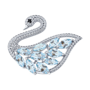 92040123 Брошь (Ag 925)